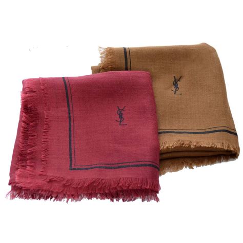 yves saint laurent cashmere scarf|ysl scarf wool on sale.